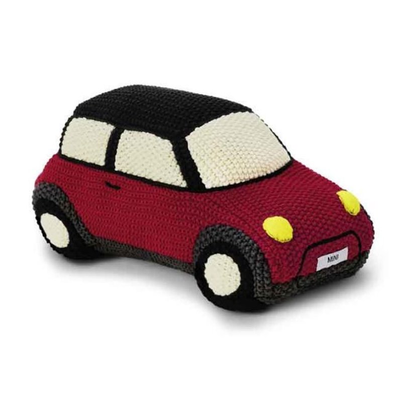 Voiture MINI en tricot