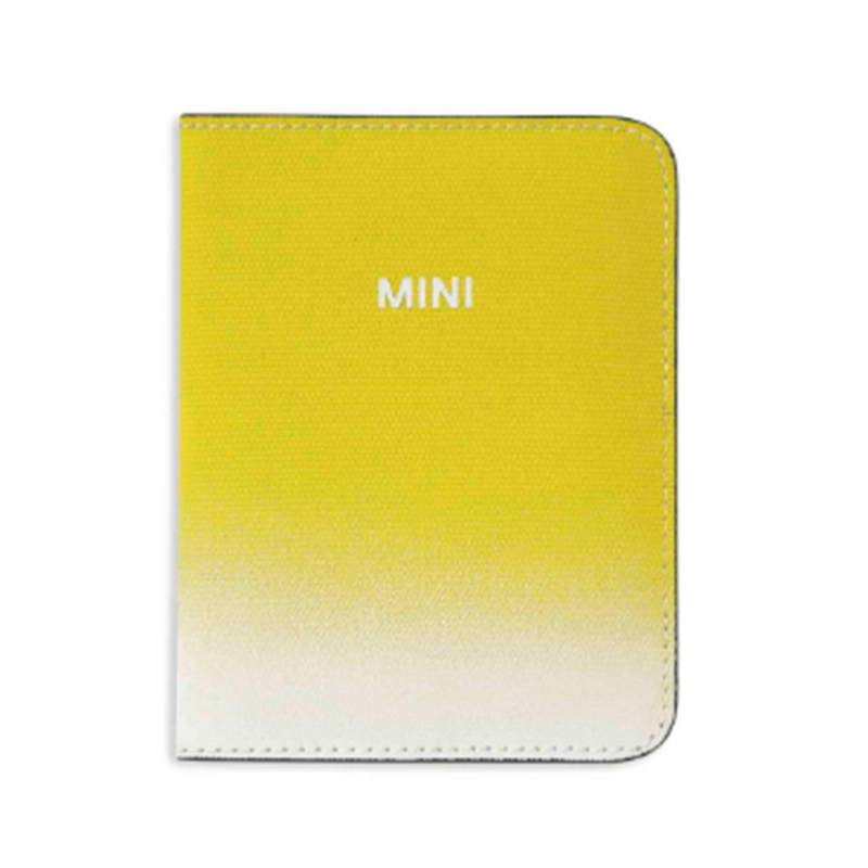 MINI Etui passeport Gradient, jaune, 14 x 10 cm