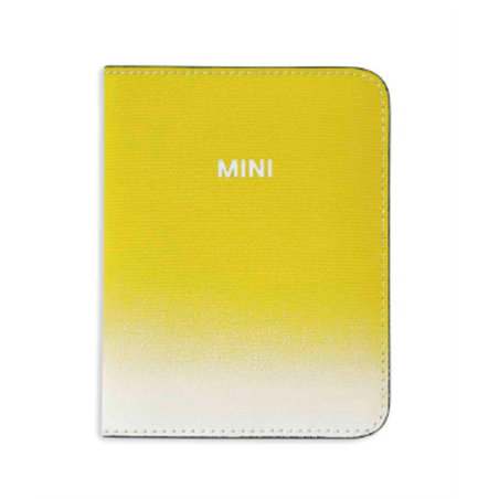 MINI Etui passeport Gradient, jaune, 14 x 10 cm