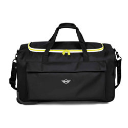 MINI Sac de voyage à roulettes Contrast Zipper, noir, 58 L