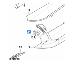 Amortisseur de boîte à gants MINI