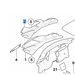 Insonorisation capot moteur MINI R52 R53