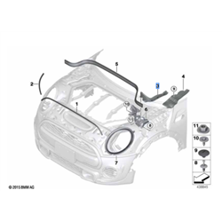 Joint d'aile avant gauche MINI Clubman F54