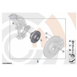 Kit réparation roulement de roue avant (Value Line) MINI