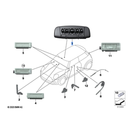 Lampe intérieure avant MINI F57