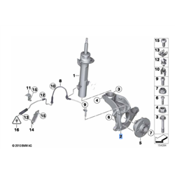 Palier de pivot droit MINI