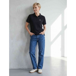 Polo noir MINI femme...
