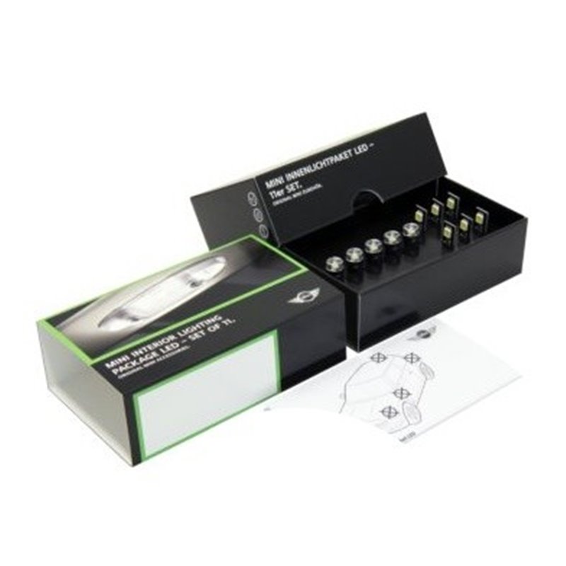 Pack éclairage intérieur à LED pour MINI Pack éclairage intérieur à LED pour MINI