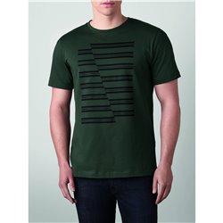 T-Shirt Homme Bandes MINI JCW Racing Green