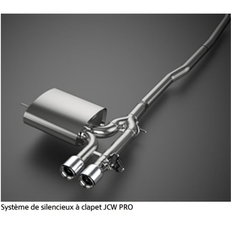 Système de silencieux à clapets John Cooper Works pour MINI F56 JCW et F57 Cabrio JCW Système de silencieux à clapets John Cooper Works pour MINI F56 JCW et F57 Cabrio JCW