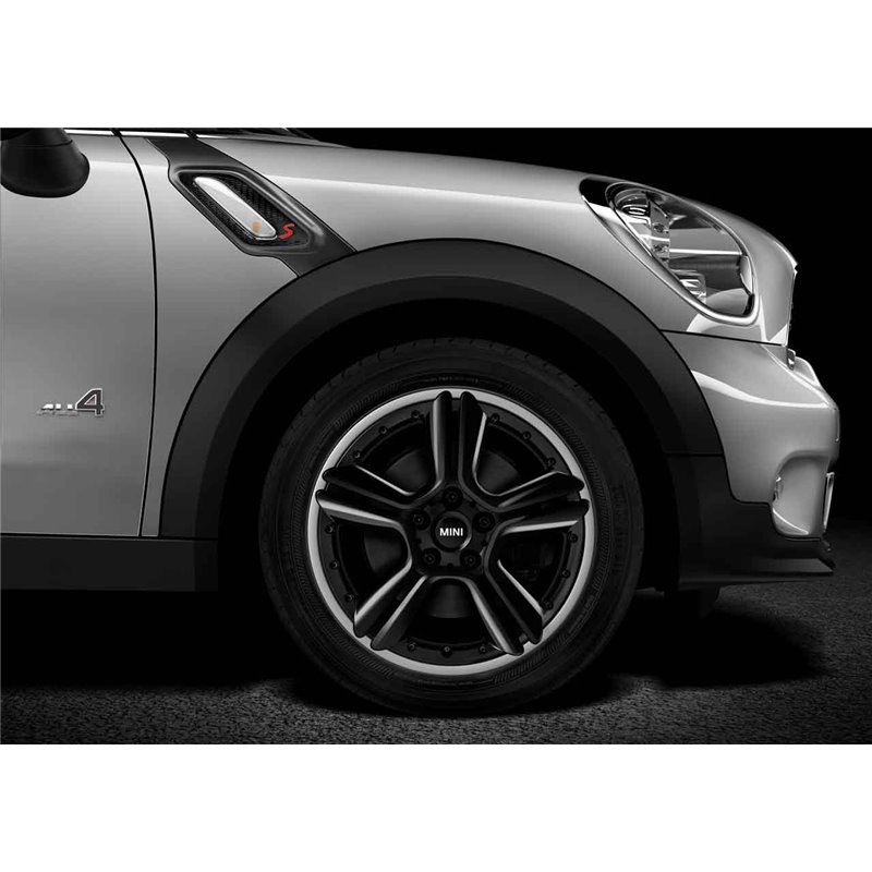 Jante 18" 5-Star double spoke 127 JET BLACK pour MINI Countryman R60