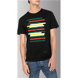 T-SHIRT HOMME MINI RAYURES
