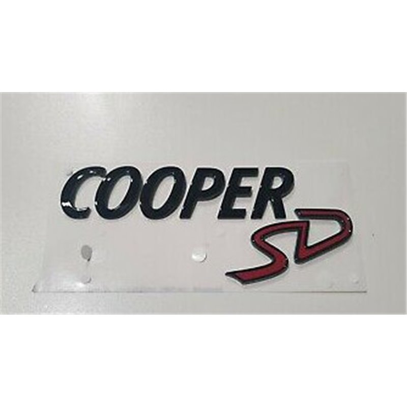 Logo de coffre Mini "Cooper SD" (F54 F55 F56 F57 F60) Logo de coffre Mini "Cooper SD" (F54 F55 F56 F57 F60)