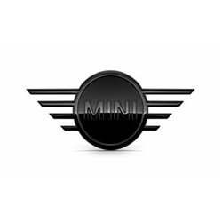 Logo de capot MINI "Piano Black" F55 (5 portes) F56 (3 portes) F57 (cabriolet)